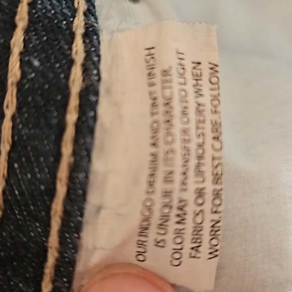 8 2009Gloria Vanderbilt Glenna in indigo  dark wash embroidered rare find - Picture 11 of 11